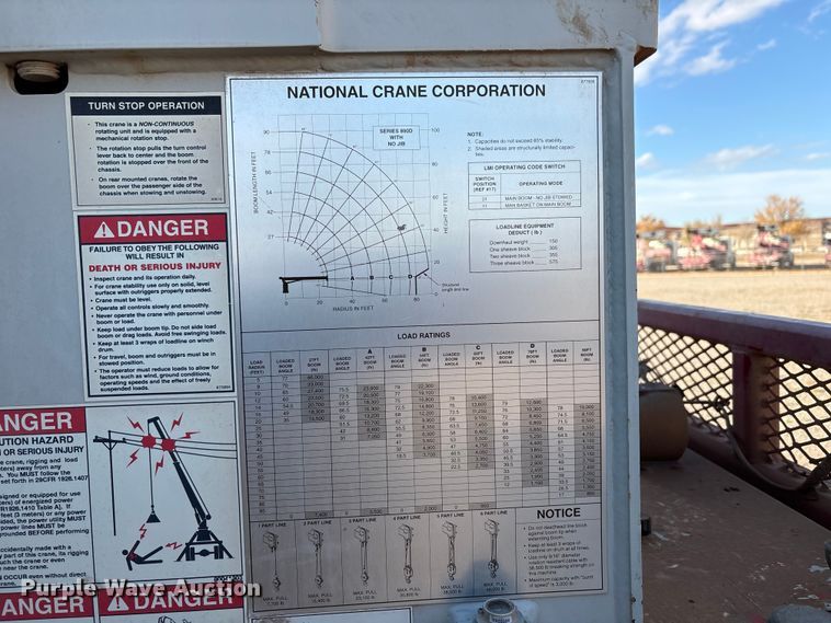 image for item EU4716 2013 Peterbilt 365 crane truck