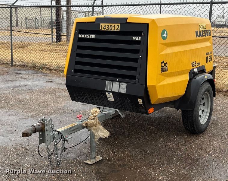 image for item EU4717 2022 Kaeser M55 air compressor