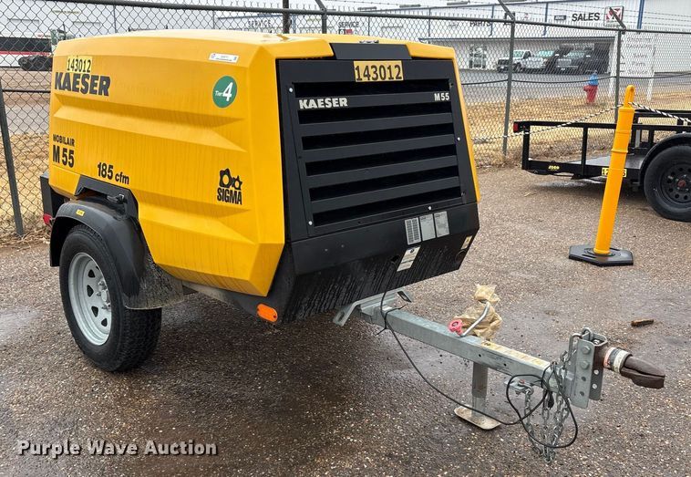 image for item EU4717 2022 Kaeser M55 air compressor