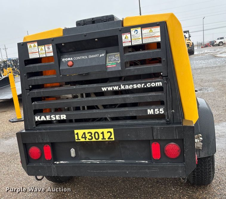 image for item EU4717 2022 Kaeser M55 air compressor