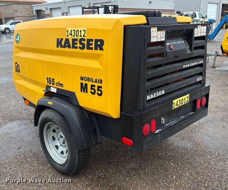 image for item EU4717 2022 Kaeser M55 air compressor