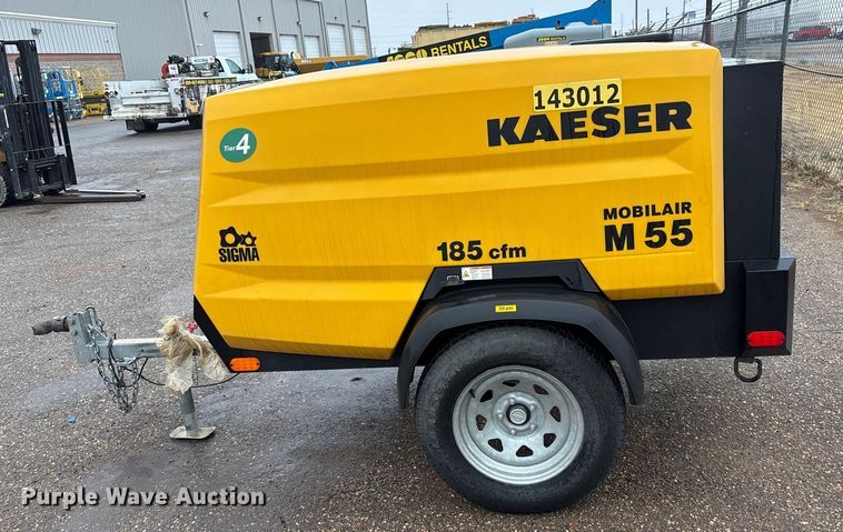 image for item EU4717 2022 Kaeser M55 air compressor
