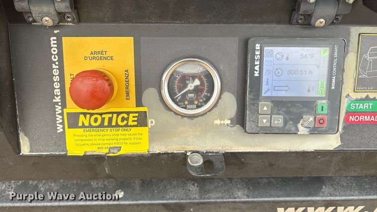 image for item EU4717 2022 Kaeser M55 air compressor