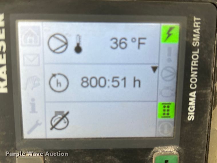 image for item EU4717 2022 Kaeser M55 air compressor