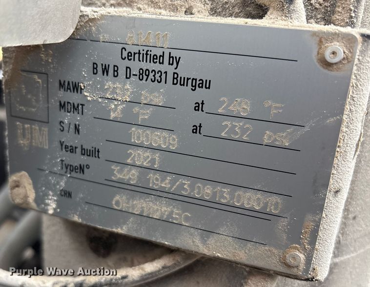 image for item EU4717 2022 Kaeser M55 air compressor