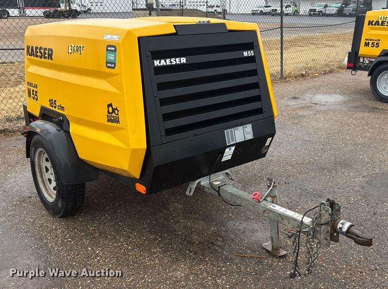 image for item EU4718 2021 Kaeser M55 air compressor