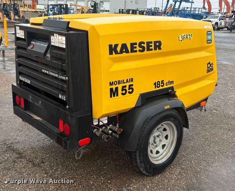 image for item EU4718 2021 Kaeser M55 air compressor