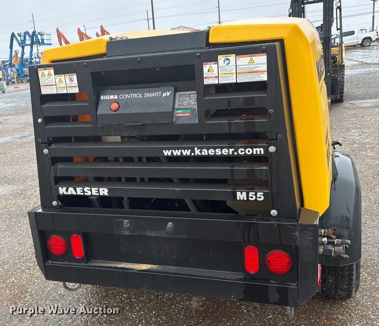 image for item EU4718 2021 Kaeser M55 air compressor