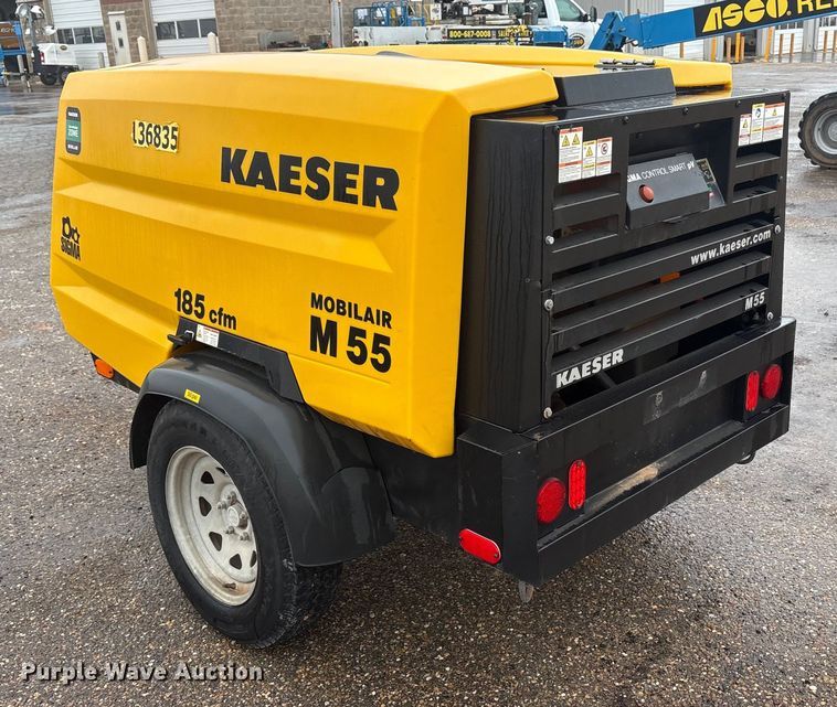 image for item EU4718 2021 Kaeser M55 air compressor