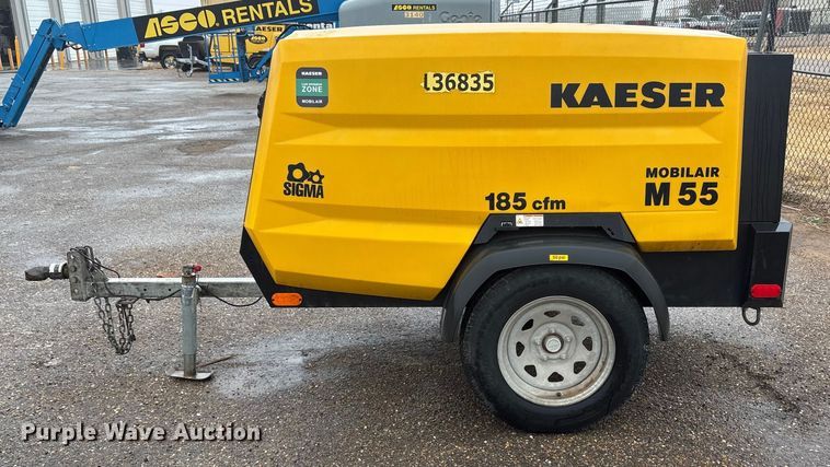 image for item EU4718 2021 Kaeser M55 air compressor