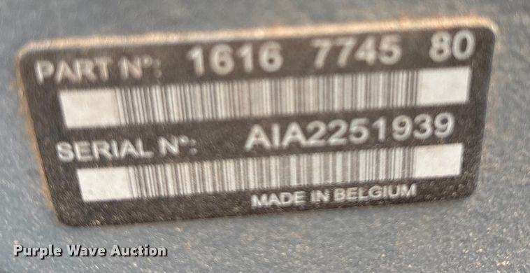 image for item EU4719 2017 Atlas Copco AirPower CPS110 air compressor