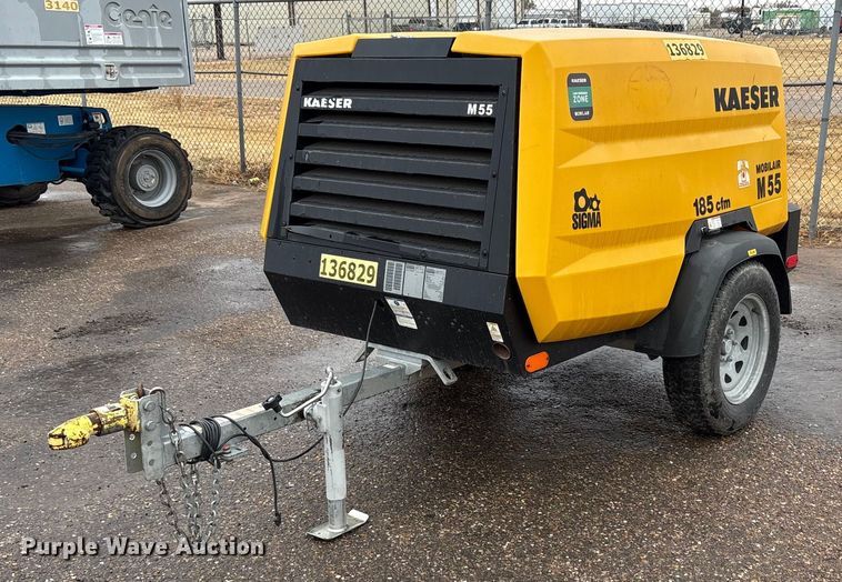 image for item EU4720 2021 Kaeser M55 air compressor