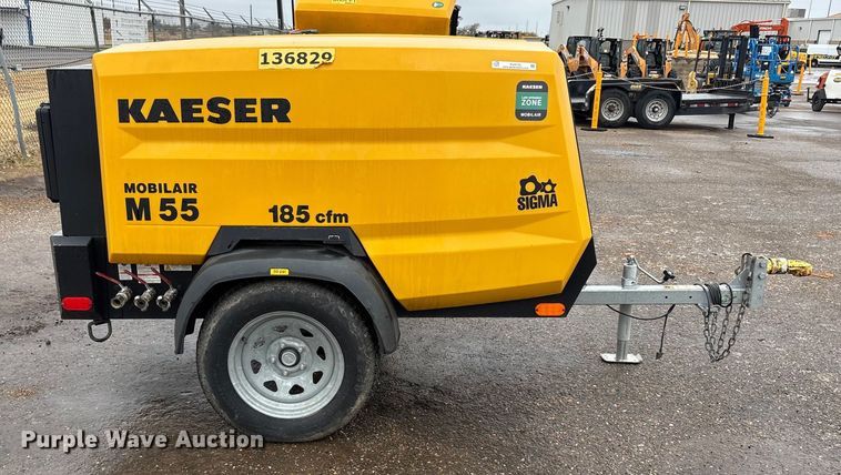 image for item EU4720 2021 Kaeser M55 air compressor