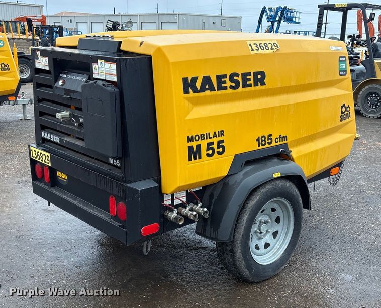 image for item EU4720 2021 Kaeser M55 air compressor