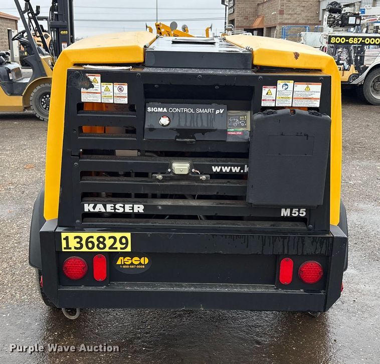 image for item EU4720 2021 Kaeser M55 air compressor