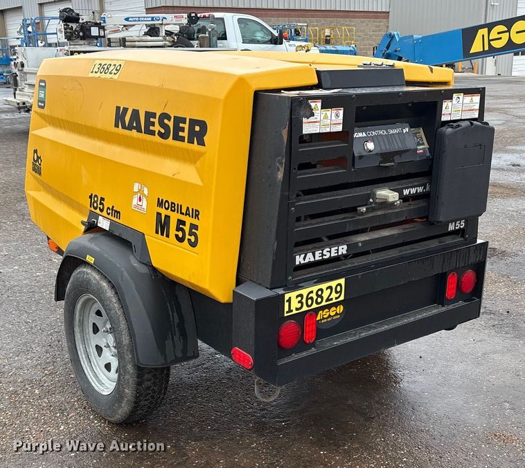 image for item EU4720 2021 Kaeser M55 air compressor