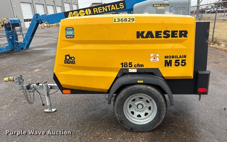 image for item EU4720 2021 Kaeser M55 air compressor