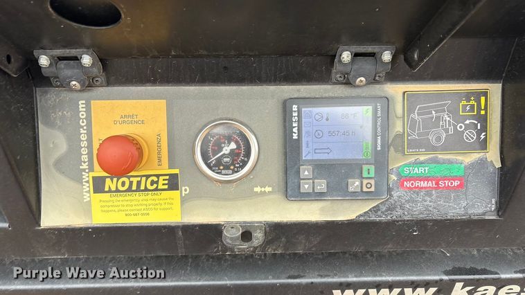 image for item EU4721 2022 Kaeser M55 air compressor