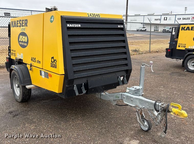 image for item EU4722 2022 Kaeser M118 air compressor