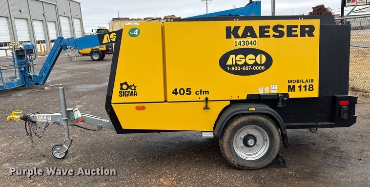 image for item EU4722 2022 Kaeser M118 air compressor