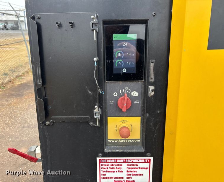 image for item EU4722 2022 Kaeser M118 air compressor