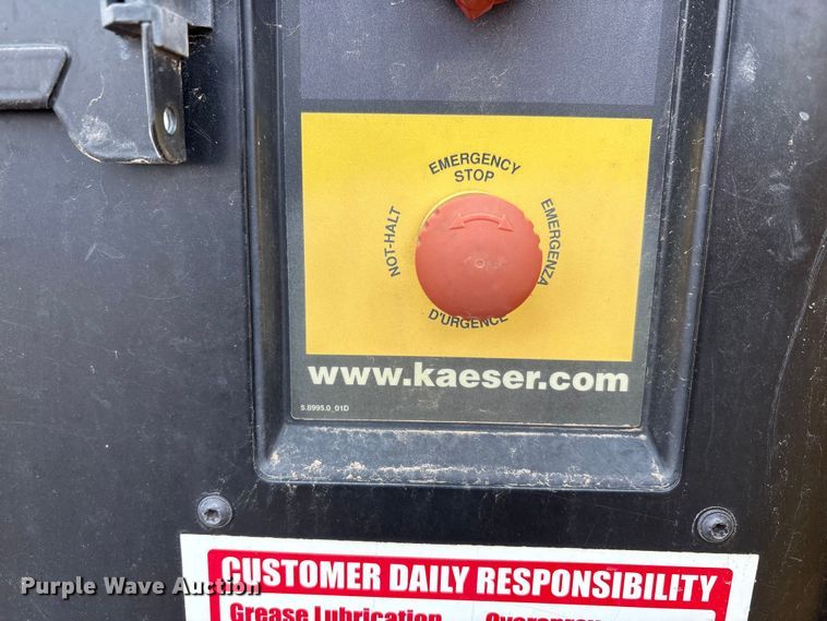 image for item EU4722 2022 Kaeser M118 air compressor