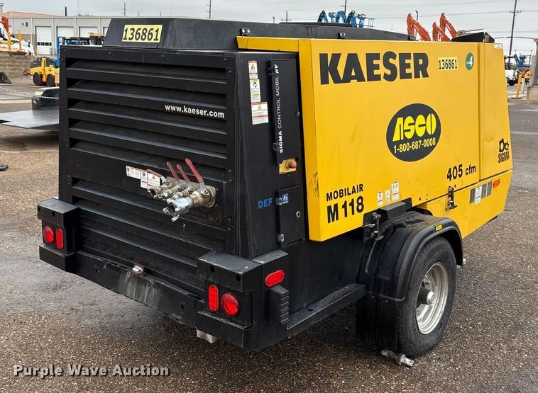 image for item EU4723 2021 Kaeser M118 air compressor