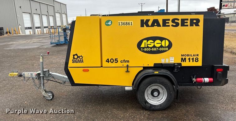 image for item EU4723 2021 Kaeser M118 air compressor
