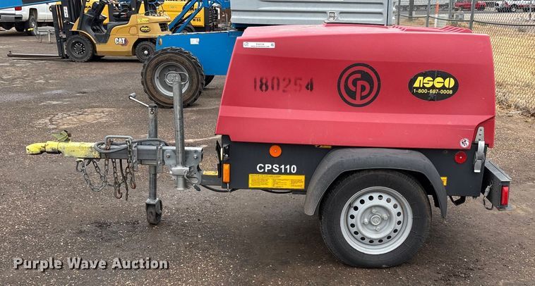 image for item EU4724 2017 Atlas Copco Airpower CPS110 air compressor