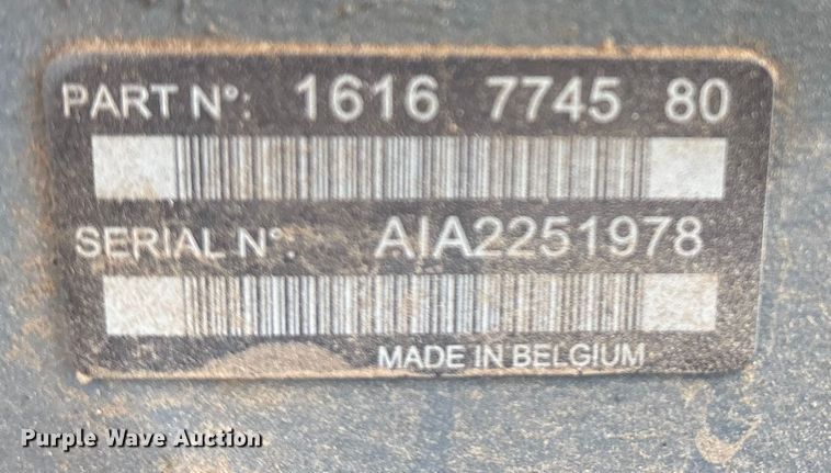 image for item EU4724 2017 Atlas Copco Airpower CPS110 air compressor