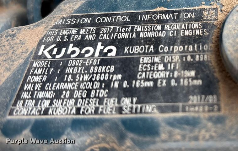 image for item EU4724 2017 Atlas Copco Airpower CPS110 air compressor