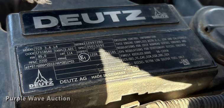 image for item EU4725 2022 Kaeser M118 air compressor