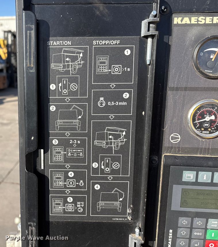 image for item EU4726 2021 Kaeser M118 air compressor