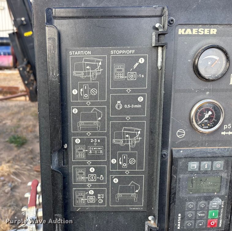 image for item EU4727 2022 Kaeser M118 air compressor