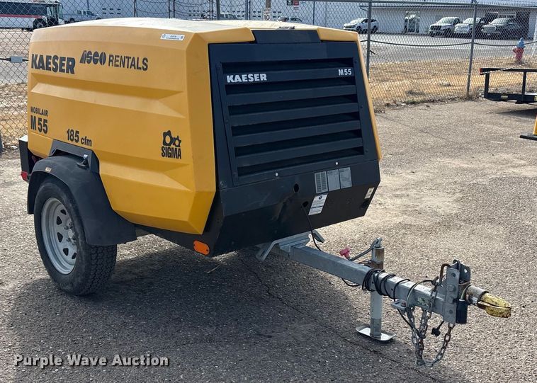 image for item EU4728 2021 Kaeser M55 air compressor