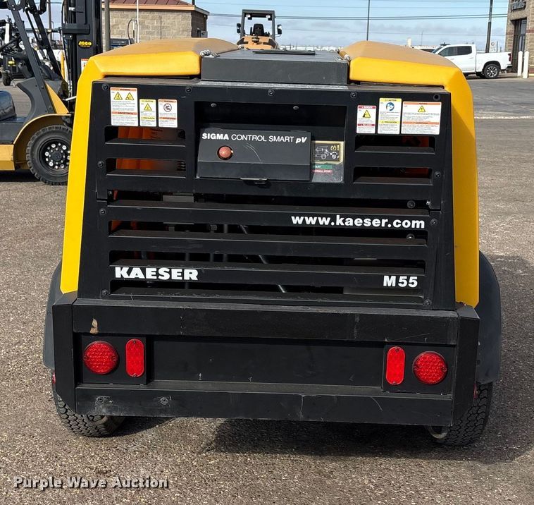image for item EU4728 2021 Kaeser M55 air compressor