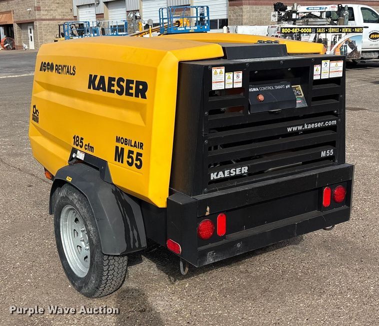 image for item EU4728 2021 Kaeser M55 air compressor
