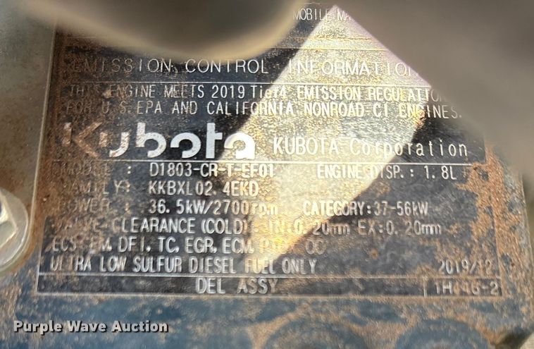 image for item EU4728 2021 Kaeser M55 air compressor