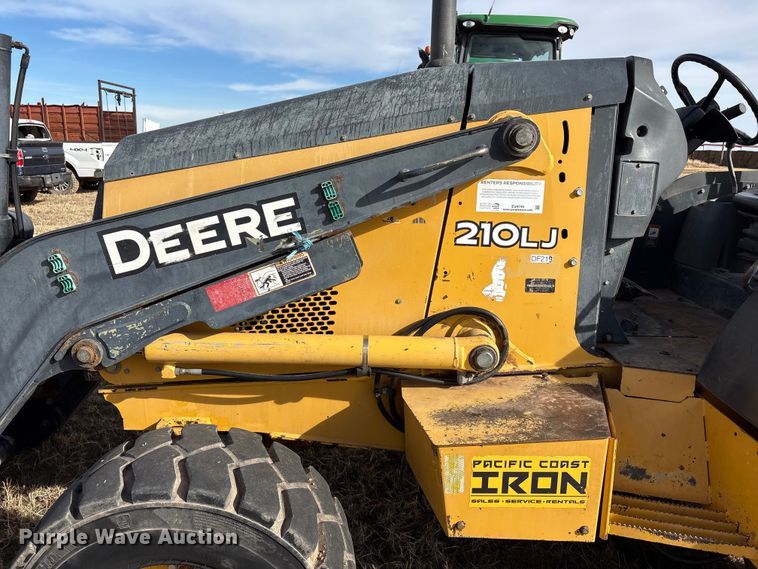 image for item EU4744 2012 John Deere 210LJ landscape tractor