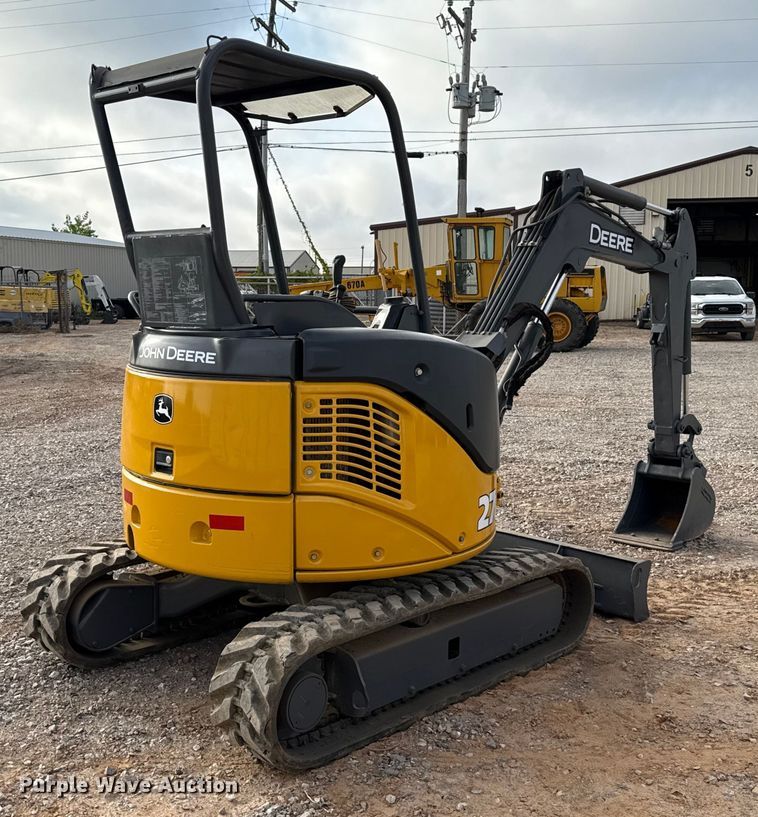 image for item EU5066 2014 John Deere 27D mini excavator