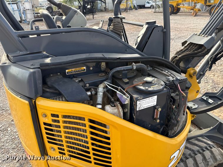 image for item EU5066 2014 John Deere 27D mini excavator