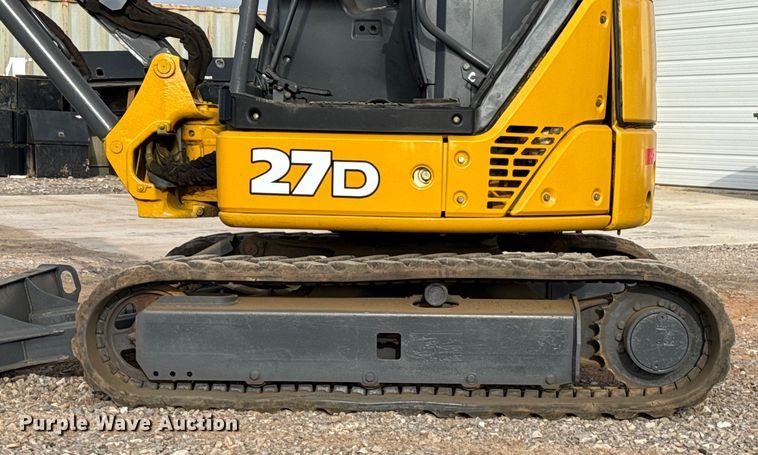 image for item EU5066 2014 John Deere 27D mini excavator