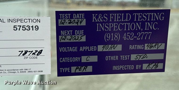 image for item EU5456 2018 Ford F550 bucket truck