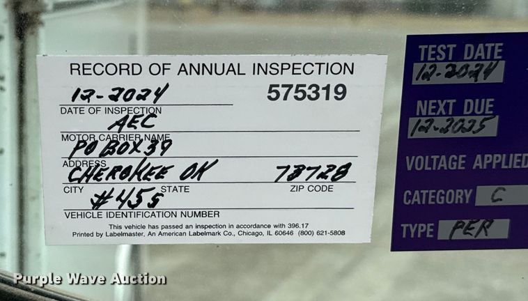 image for item EU5456 2018 Ford F550 bucket truck