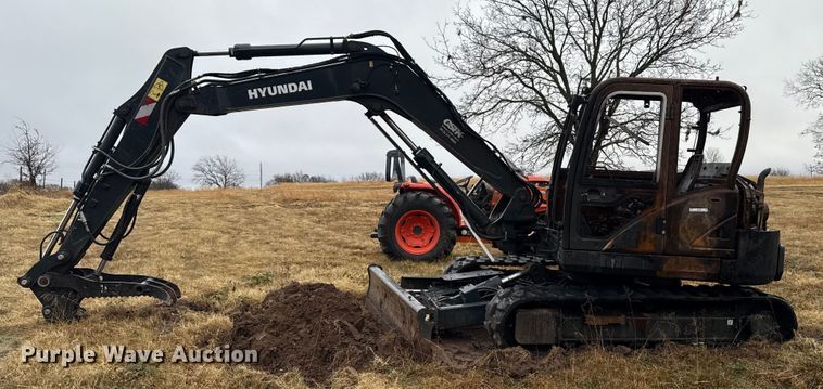 image for item EU5486 2023 Hyundai HX85A mini excavator