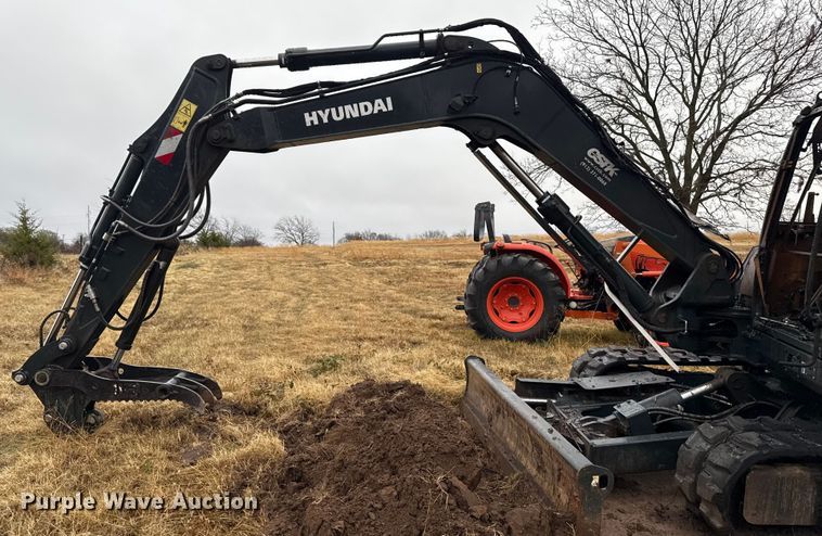 image for item EU5486 2023 Hyundai HX85A mini excavator