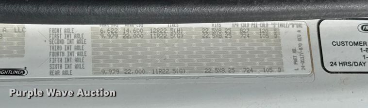 image for item EU5491 2014 Freightliner 114SD dump truck