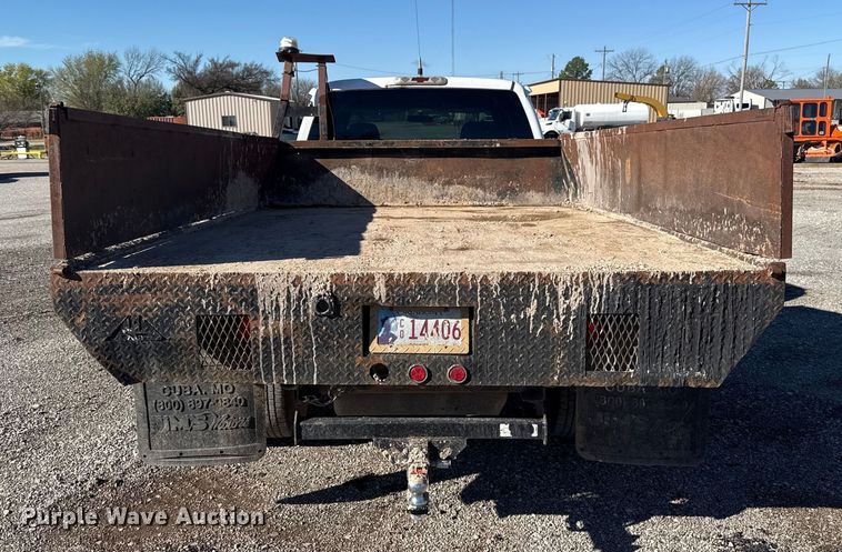 image for item EU5492 2004 Chevrolet Silverado 3500 Ext. Cab dump flatbed pickup truck