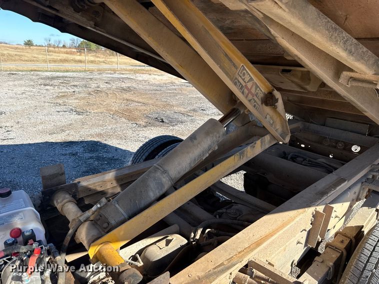 image for item EU5492 2004 Chevrolet Silverado 3500 Ext. Cab dump flatbed pickup truck