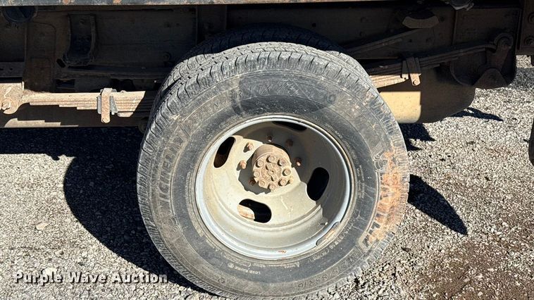 image for item EU5492 2004 Chevrolet Silverado 3500 Ext. Cab dump flatbed pickup truck